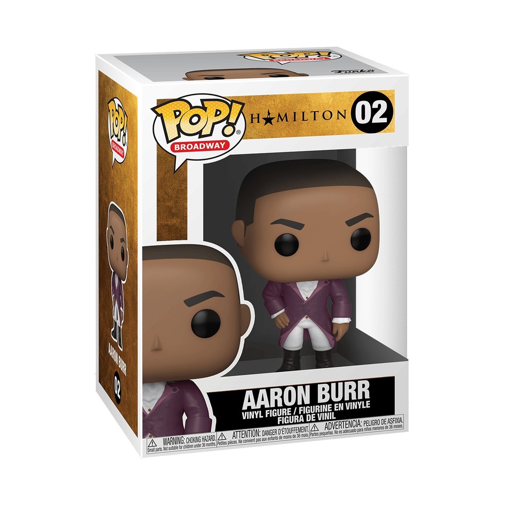 Funko Pop Broadway Hamilton Aaron Burr 02 Vinyl Figure Vaulted 57572